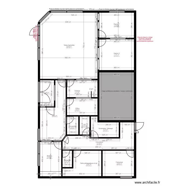 Les Ulis - Atlantique PMI 4 Ergun. Plan de 