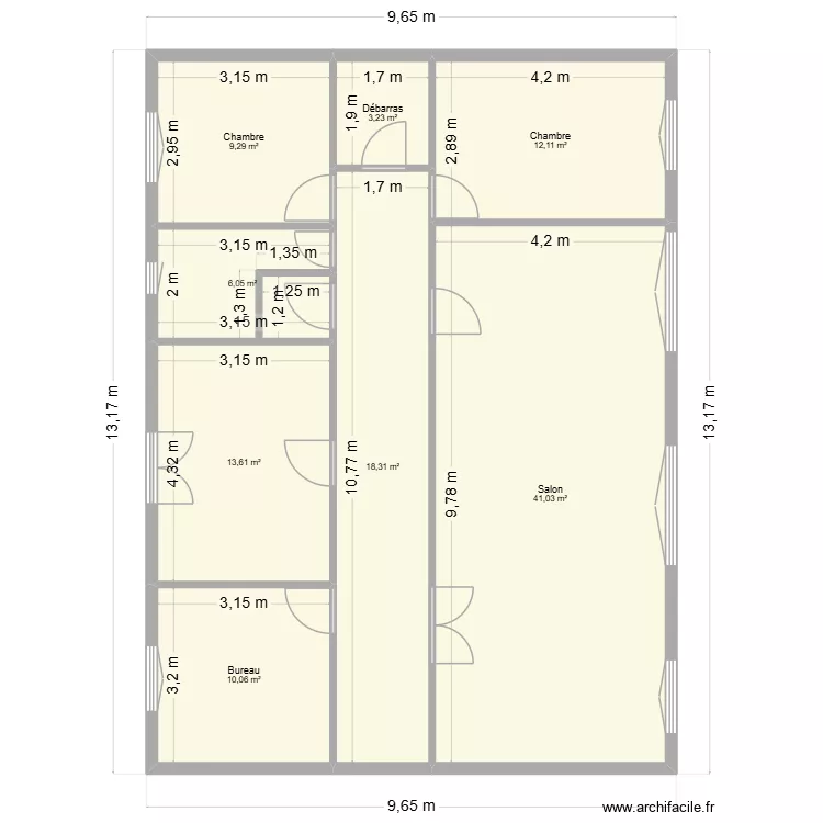 TERRIEN MAISON R+1. Plan de 8 et 114 m² TERRIEN MAISON R+1. Plan de 8 et 114 m²