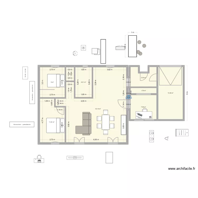 Mollégès TEST. Plan de 12 et 105 m² Mollégès TEST. Plan de 12 et 105 m²