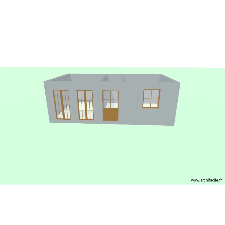 Extension. Plan de 0 pièce et 0 m2