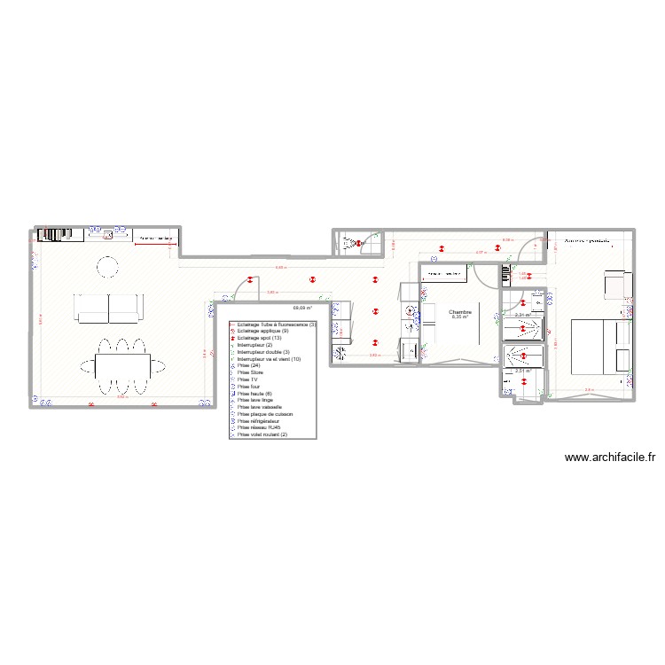 Pojet Louis Bl&eacute;riot v1. Plan de 0 pièce et 0 m2