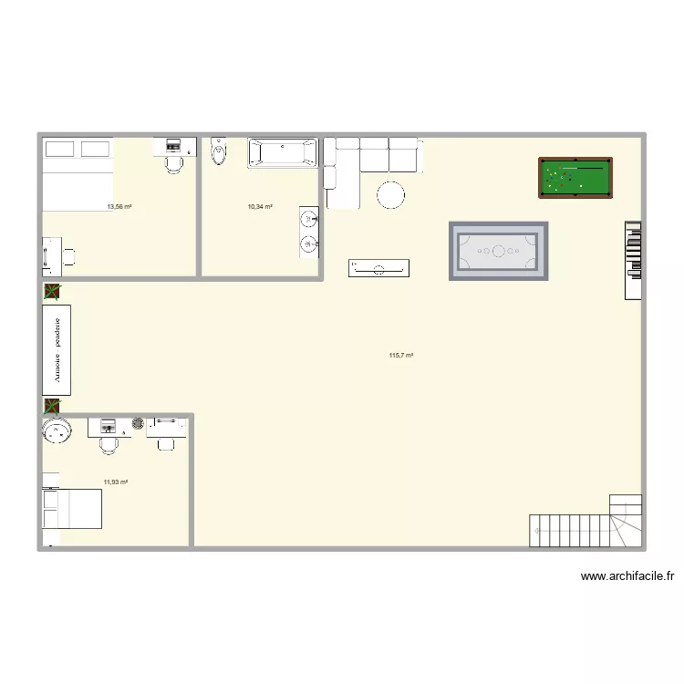 essai rose-2. Plan de 