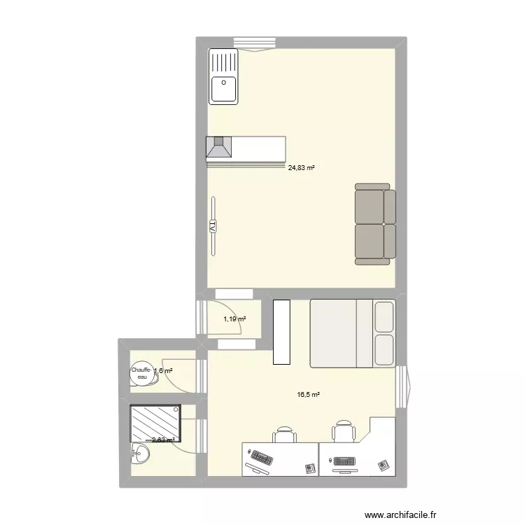 tomae. Plan de 5 Pièces et 47 m² tomae. Plan de 5 Pièces et 47 m²