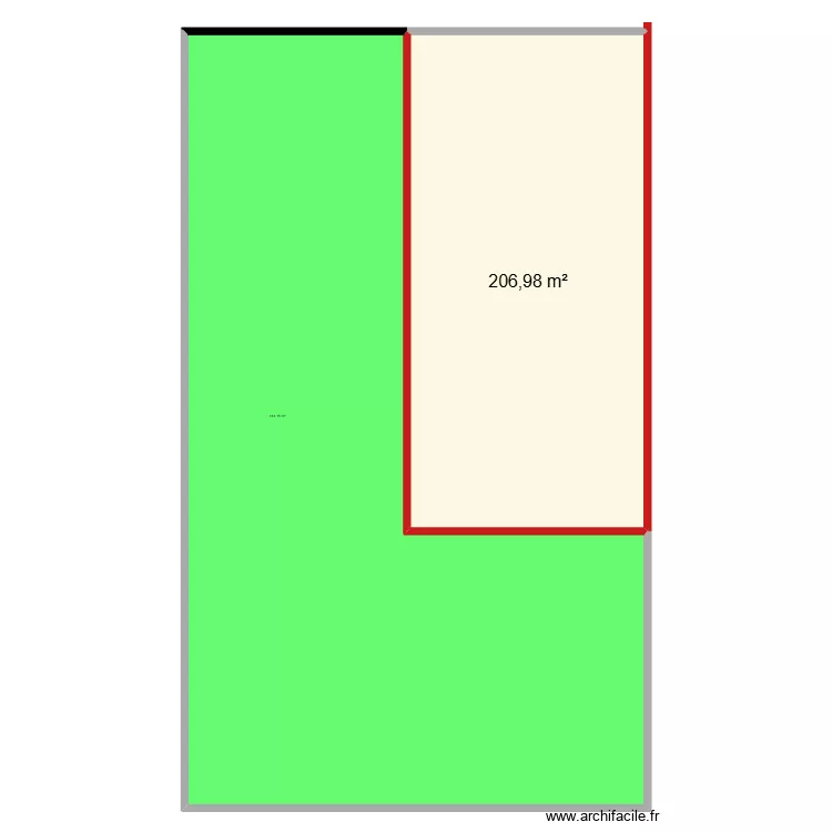 HANGAR. Plan de 