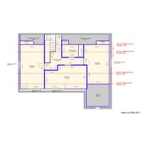 plan coté R+1 - maison PAU LAROSE