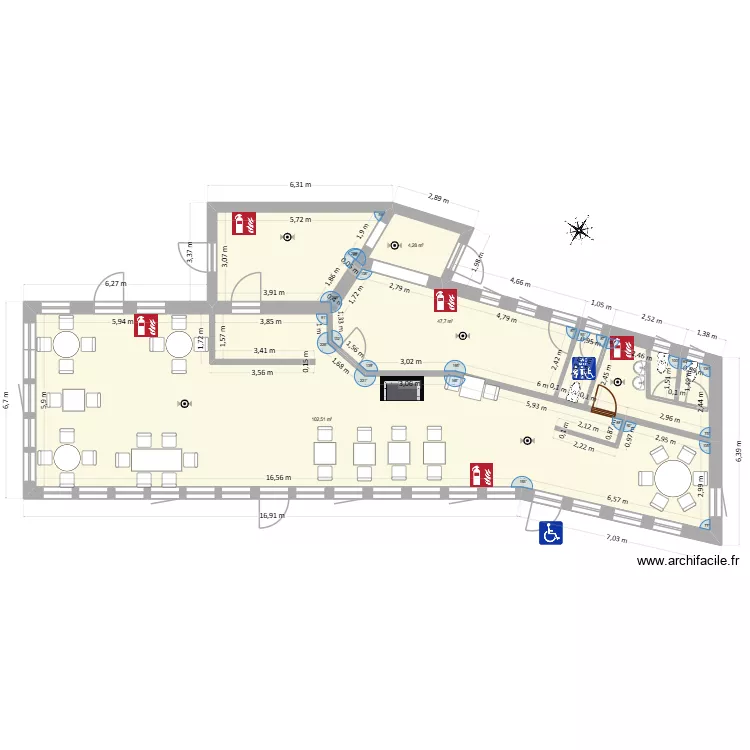 Plan ensemble sans cote. Plan de 3 Pièces et 154 m² Plan ensemble sans cote. Plan de 3 Pièces et 154 m²