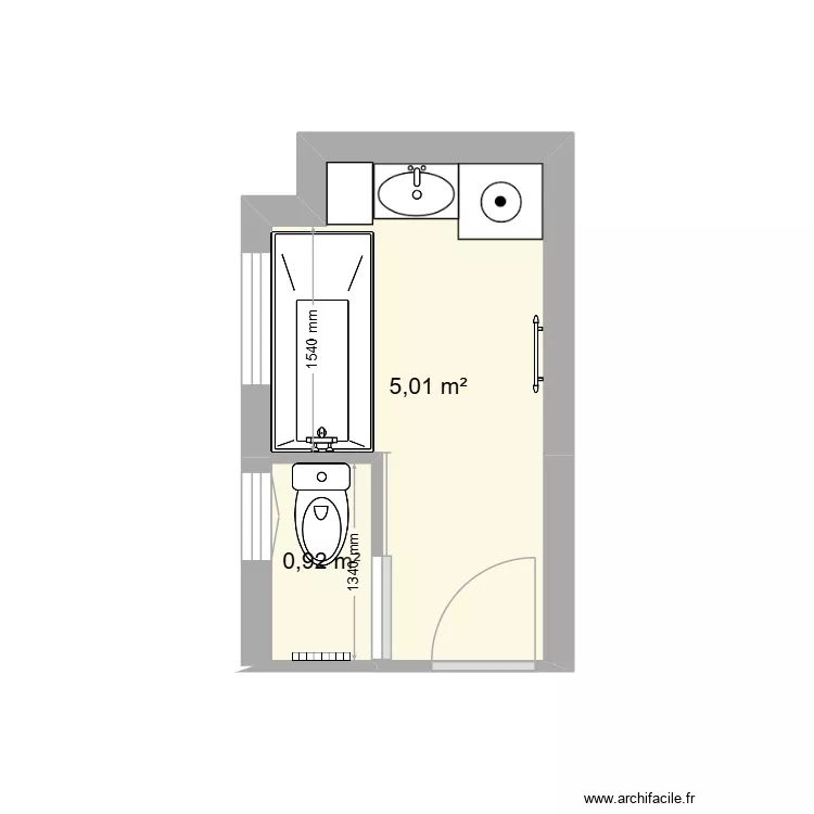 St donatien. Plan de 2  et 6 m²