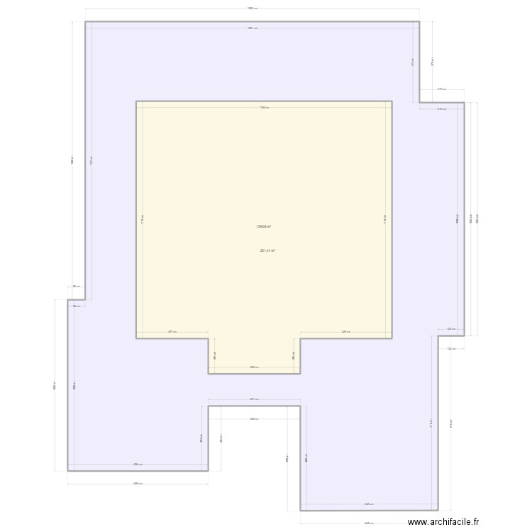 JOURDAN. Plan de 2 pièces et 501 m2