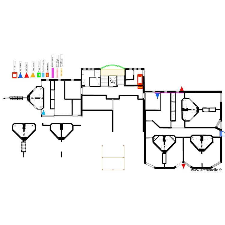 Marronniers 1 A / 105. Plan de 0 pièce et 0 m2