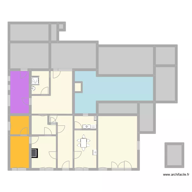Flers - Bommart. Plan de 24 et 214 m² Flers - Bommart. Plan de 24 et 214 m²