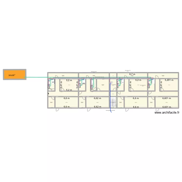 PLAN FMTRR PLOMBERIE1. Plan de 30  et 354 m²