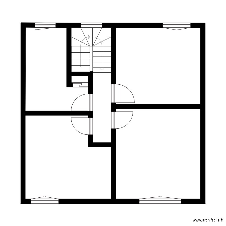boreux. Plan de 18 pièces et 241 m2