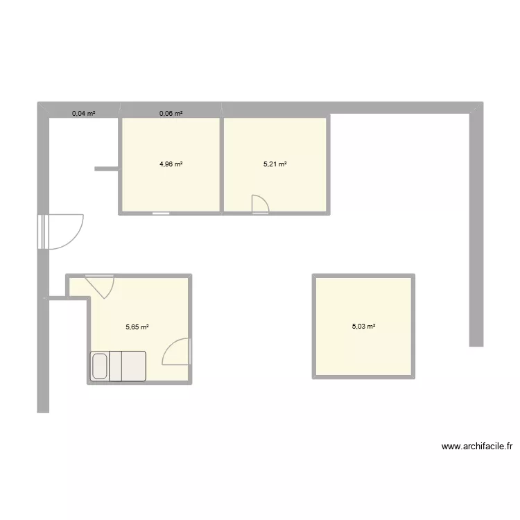plan. Plan de 6 Pièces et 21 m² plan. Plan de 6 Pièces et 21 m²