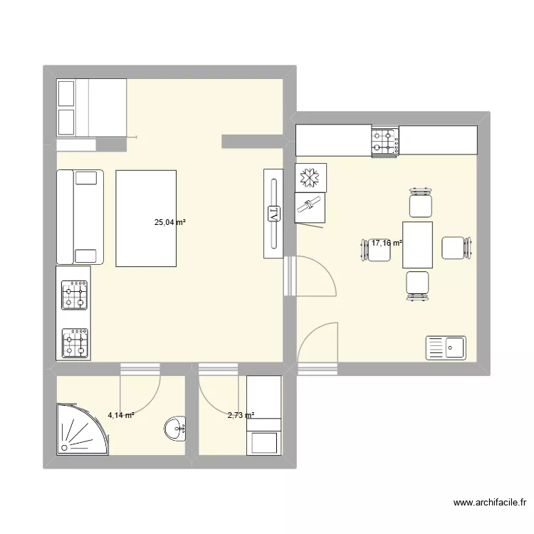 Caravanne montagne. Plan de 4 et 49 m² Caravanne montagne. Plan de 4 et 49 m²