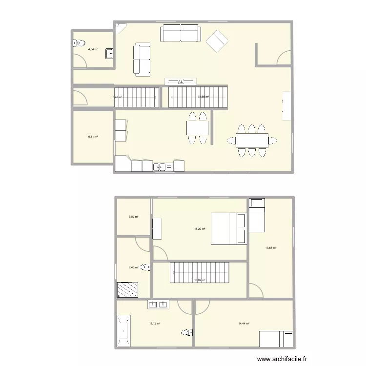 Moyenmoutier-3. Plan de 11  et 174 m²