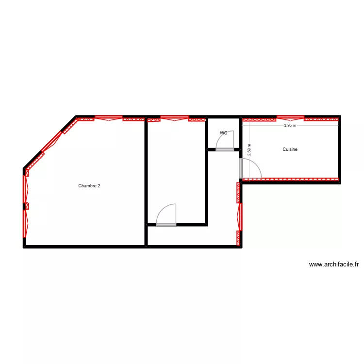 Moulouna R+1 Projet. Plan de 