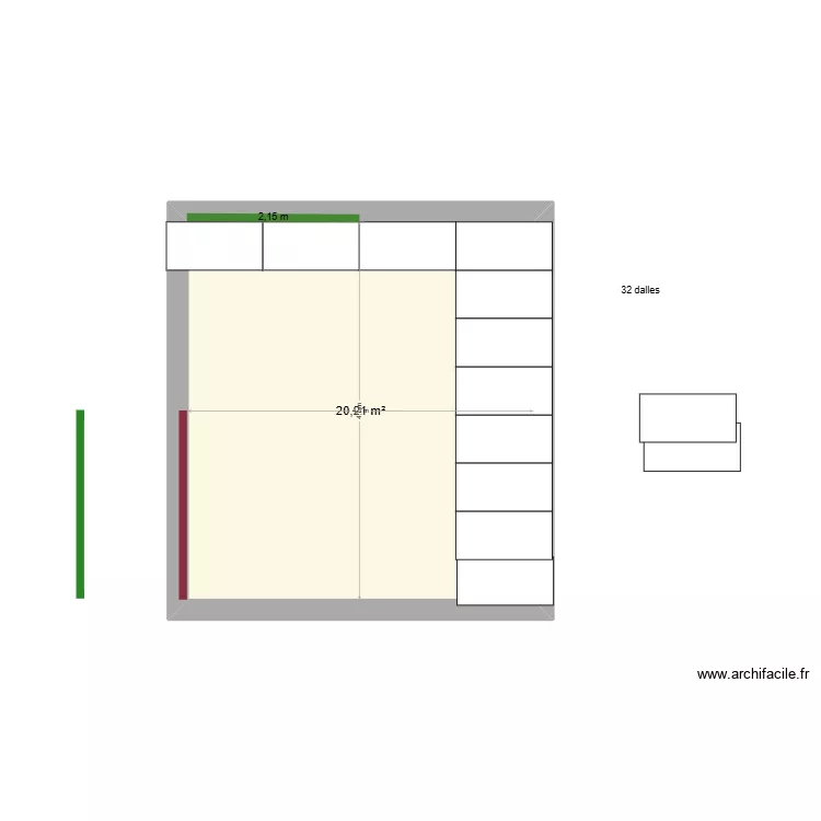 sous sol 2 5. Plan de 1 et 20 m² sous sol 2 5. Plan de 1 et 20 m²
