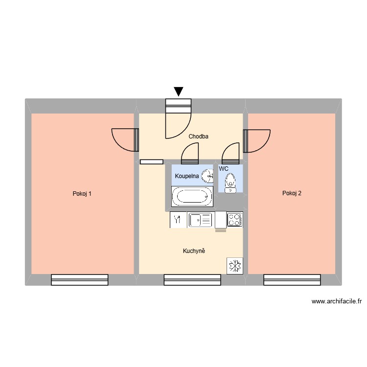 Svaz&aacute;ck&aacute; 2105, byt 11. Plan de 0 pièce et 0 m2