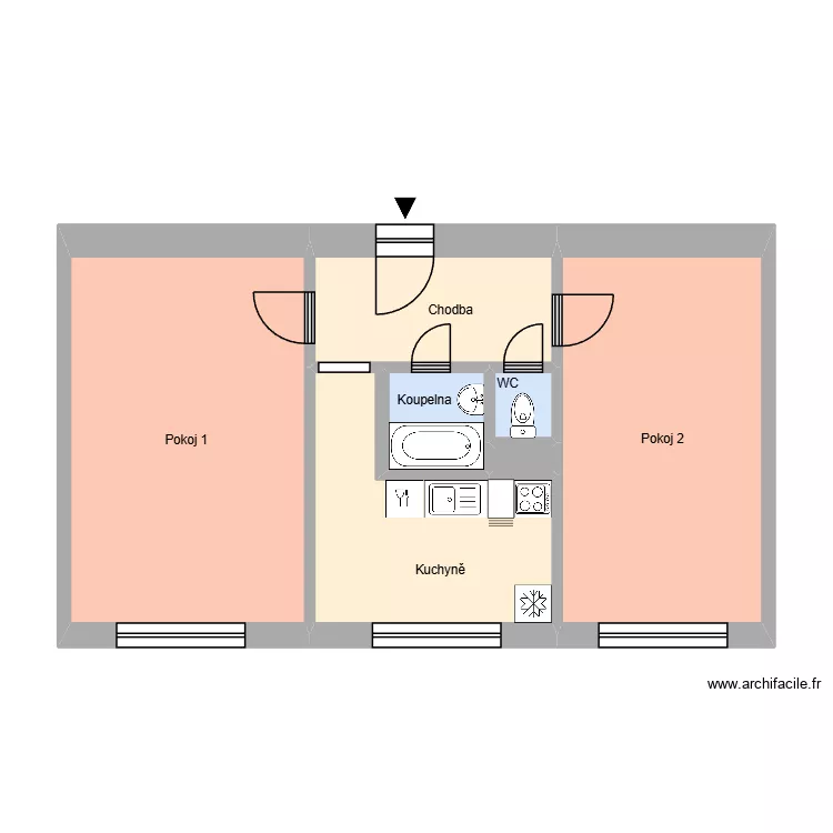 Svaz&aacute;ck&aacute; 2105, byt 11. Plan de 11  et 180 m²