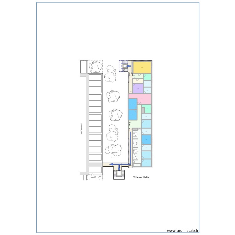 ZAC SABLA. Plan de 21 pièces et 297 m2