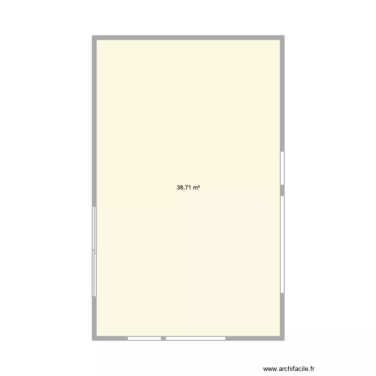 MAGASIN JAD. Plan de 1 Pièce et 39 m² MAGASIN JAD. Plan de 1 Pièce et 39 m²