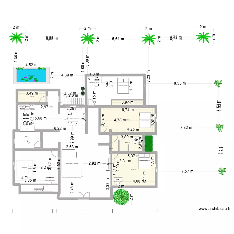 MAGENDA. Plan de 6 et 58 m² MAGENDA. Plan de 6 et 58 m²