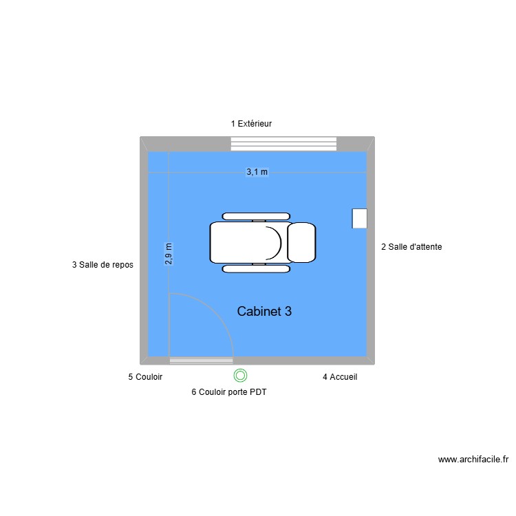 10376 Cabinet 3. Plan de 0 pièce et 0 m2