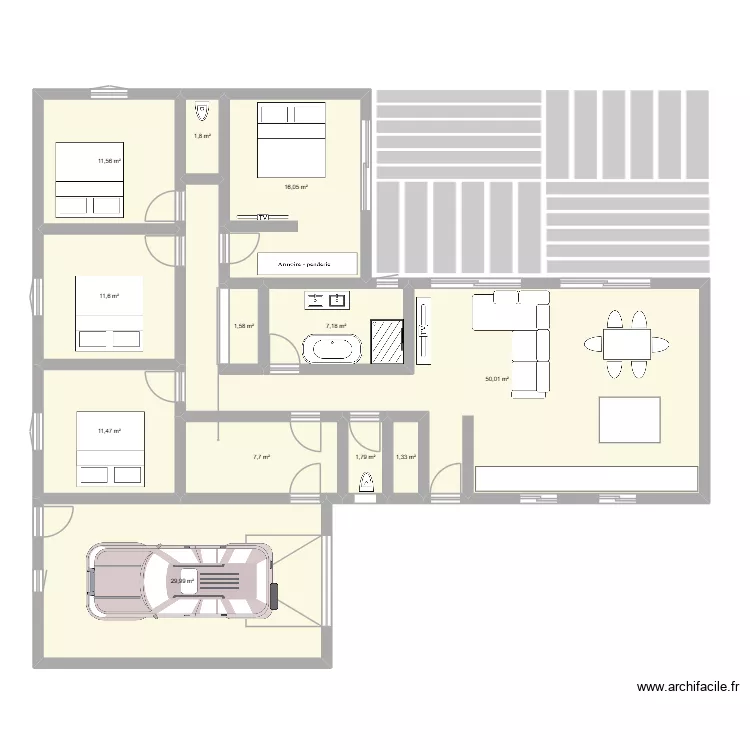 PLAN 2. Plan de 12 pièces et 152 m²