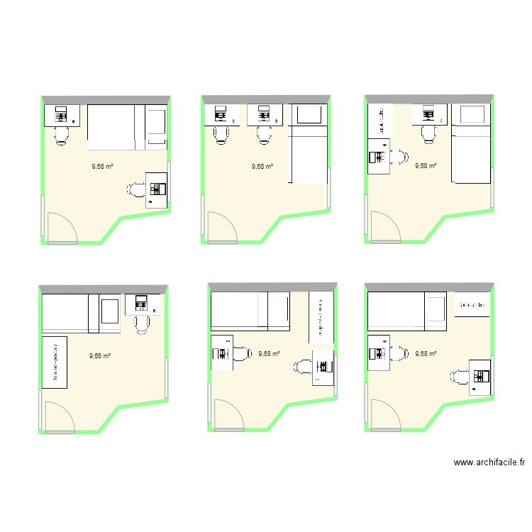 Chambre Moshé & Shlomo. Plan de 0 pièce et 0 m2