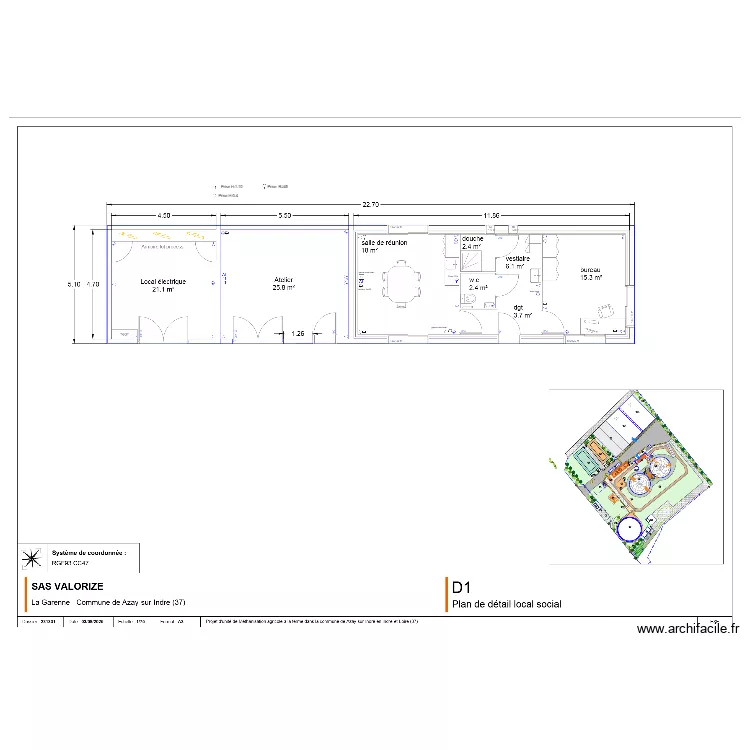 prise elec m&eacute;thanisation. Plan de 