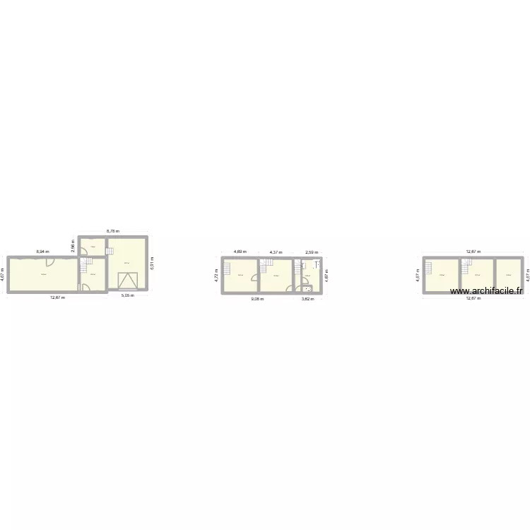 Maite. Plan de 10 et 185 m² Maite. Plan de 10 et 185 m²