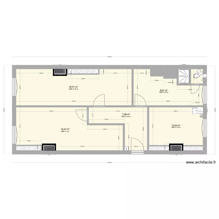 35 Malesherbes. Plan de 35 Malesherbes. Plan de