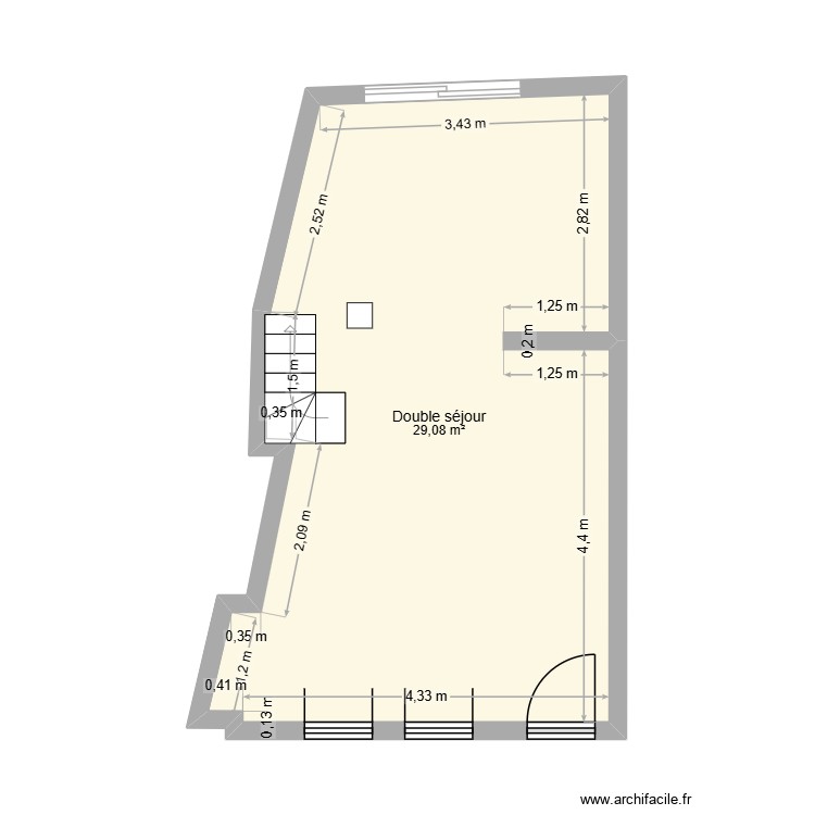 SALON CUISINE1. Plan de 0 pièce et 0 m2