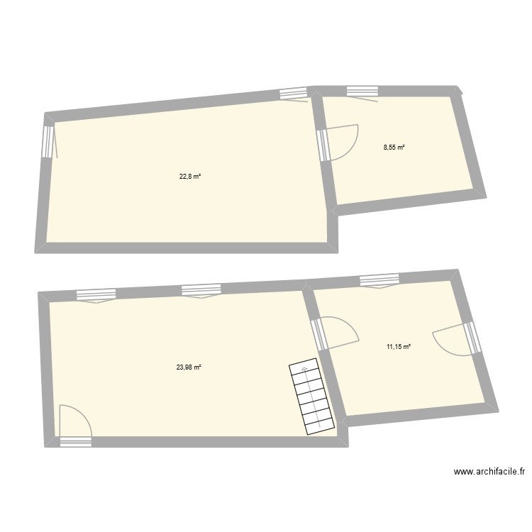MAISON21. Plan de 4 pièces et 66 m2