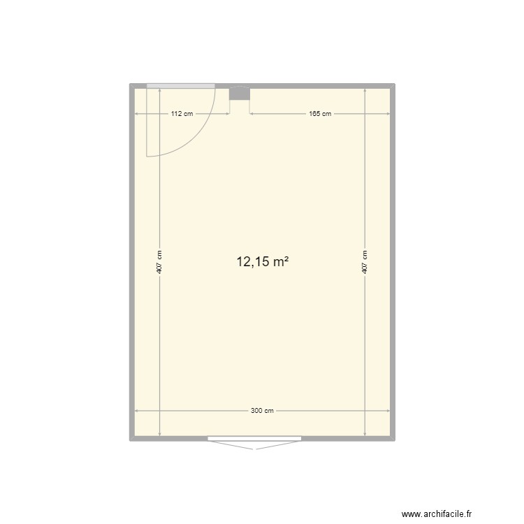 16 reine 4eme bureau 7. Plan de 1 pièce et 12 m2