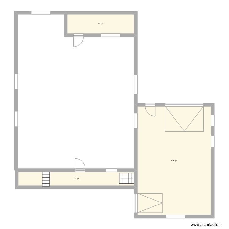 Garage. Plan de 0 pièce et 0 m2