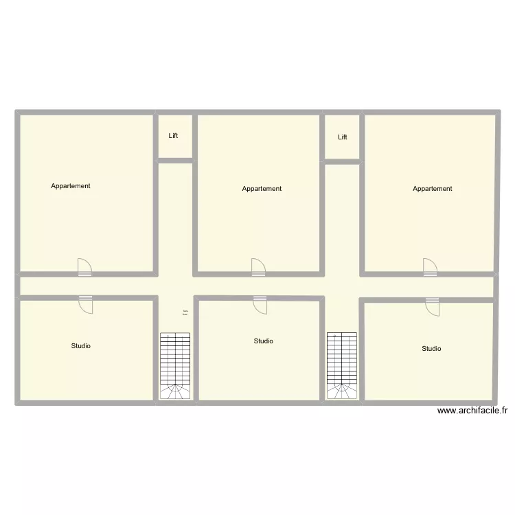 NXTR0-appartement Izegem. Plan de 