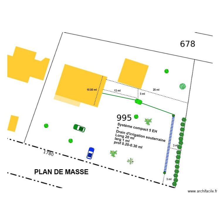 gaillard. Plan de 0 pièce et 0 m2