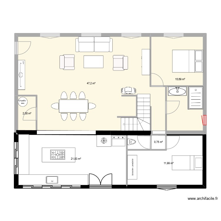 rose 4. Plan de 0 pièce et 0 m2