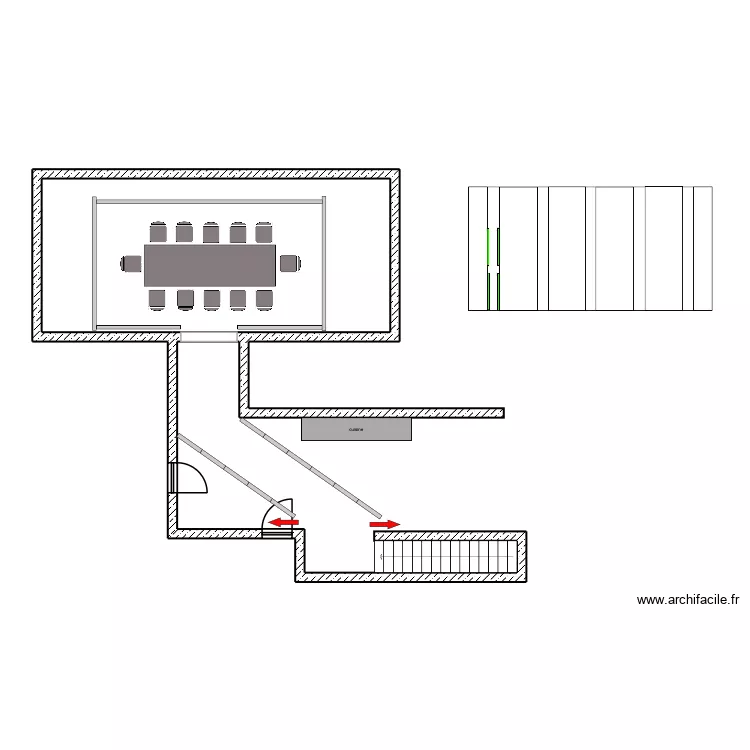 R&R v2. Plan de 1  et 38 m²