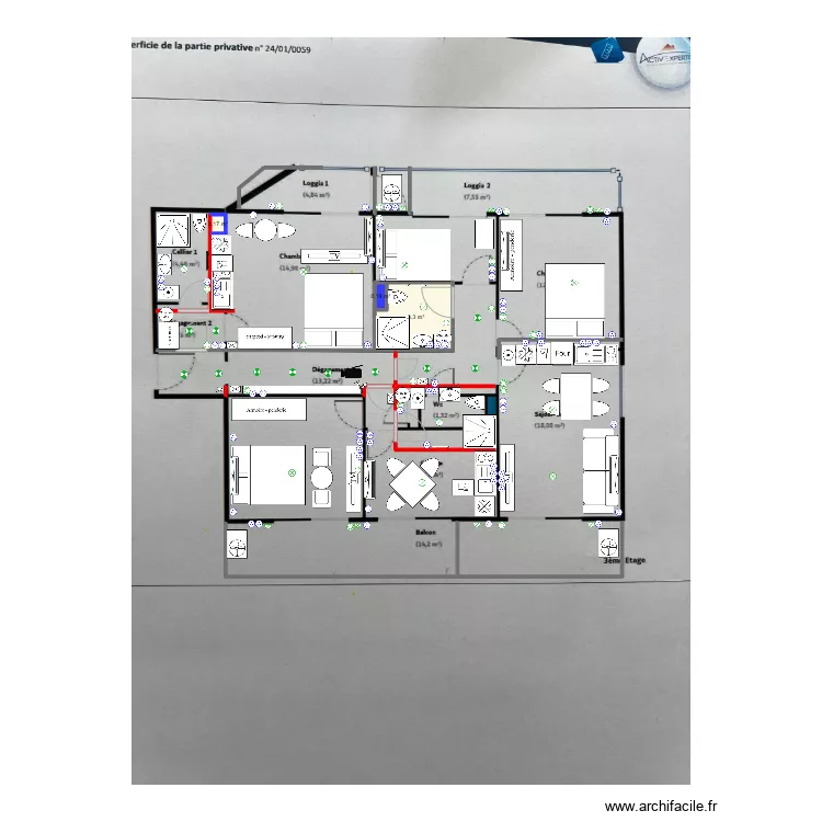 Caroubier 1. Plan de 
