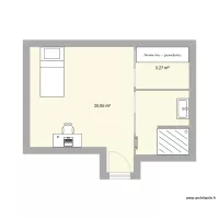 chambre 3 avec dressing et lit 90 4