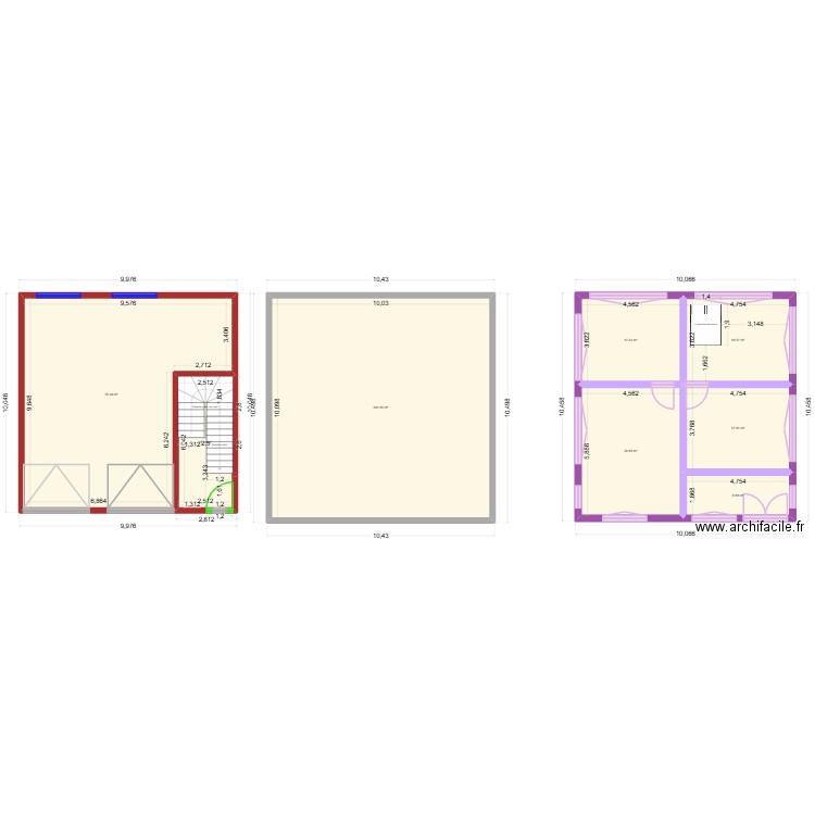 MA MAISON. Plan de 8 pièces et 281 m2