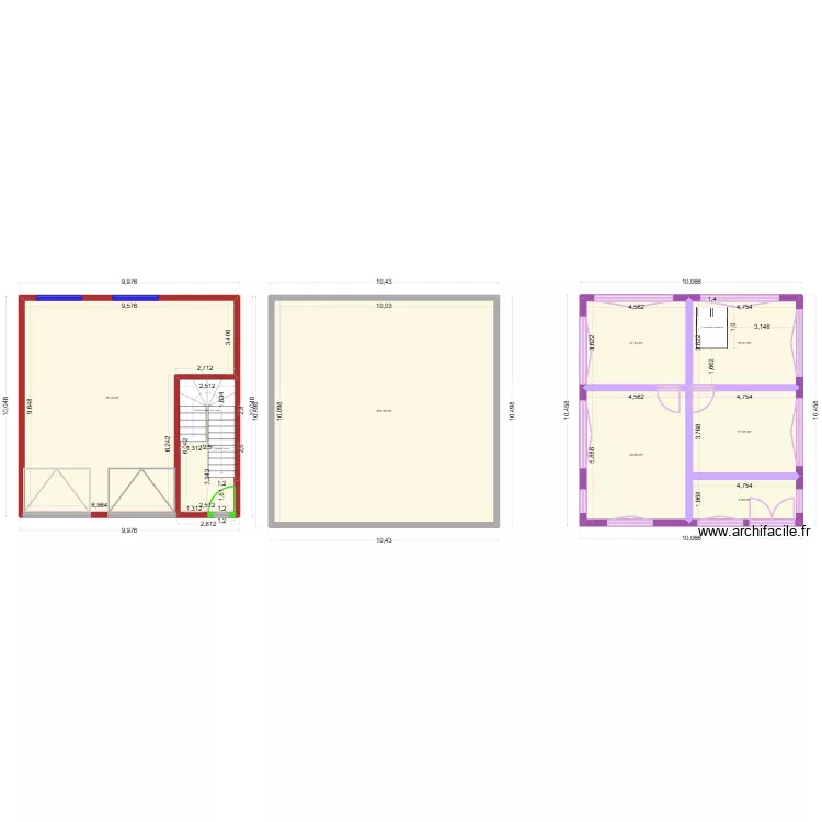 MA MAISON. Plan de 8 pièces et 281 m²