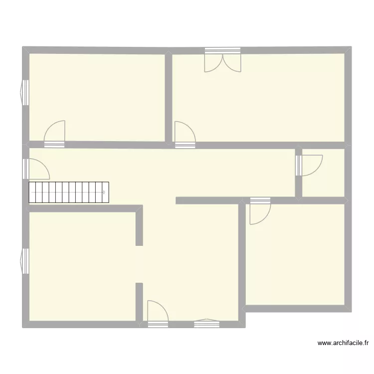 RDC MAISON BEAU LIEU. Plan de 5  et 115 m²