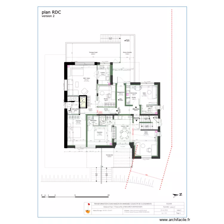 CATHERINE V2 delphine. Plan de 
