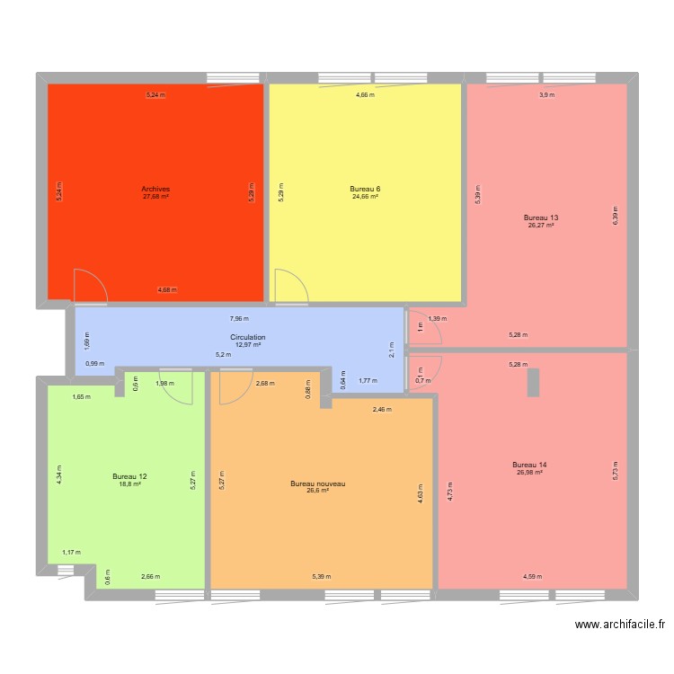Lognes - Comptable Niveau 5. Plan de 7 pièces et 164 m2