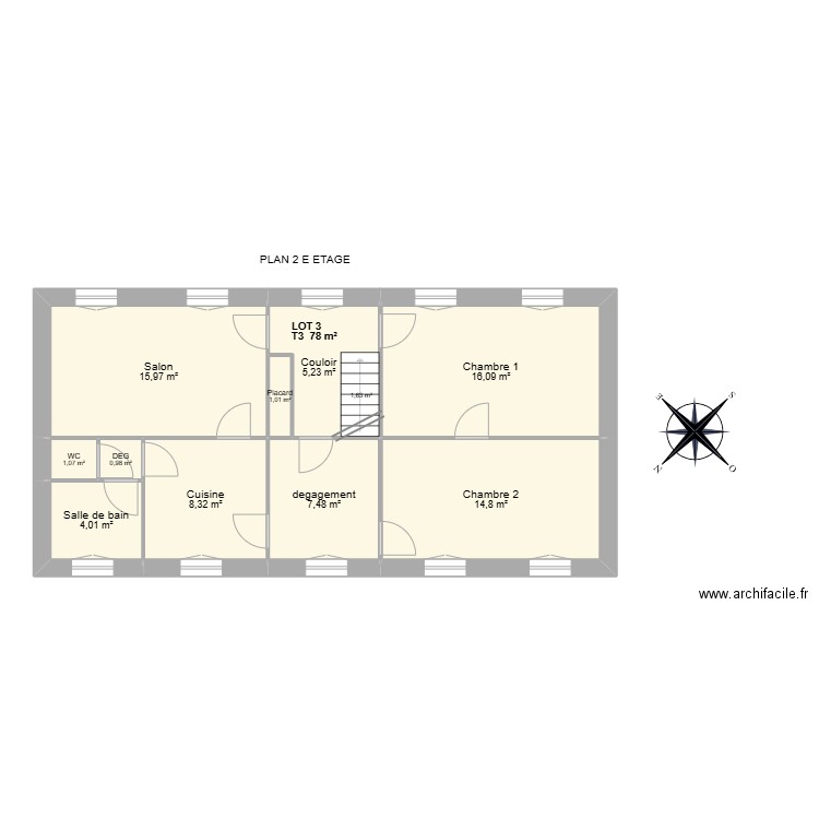 MONTMEAS. Plan de 0 pièce et 0 m2