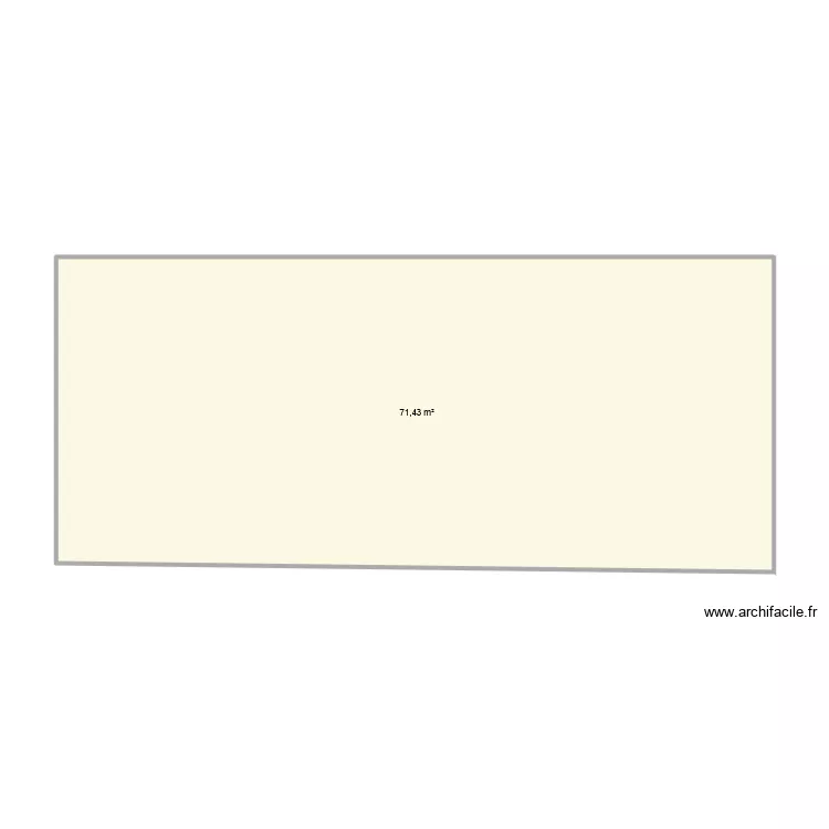 qsdf. Plan de 1  et 71 m²
