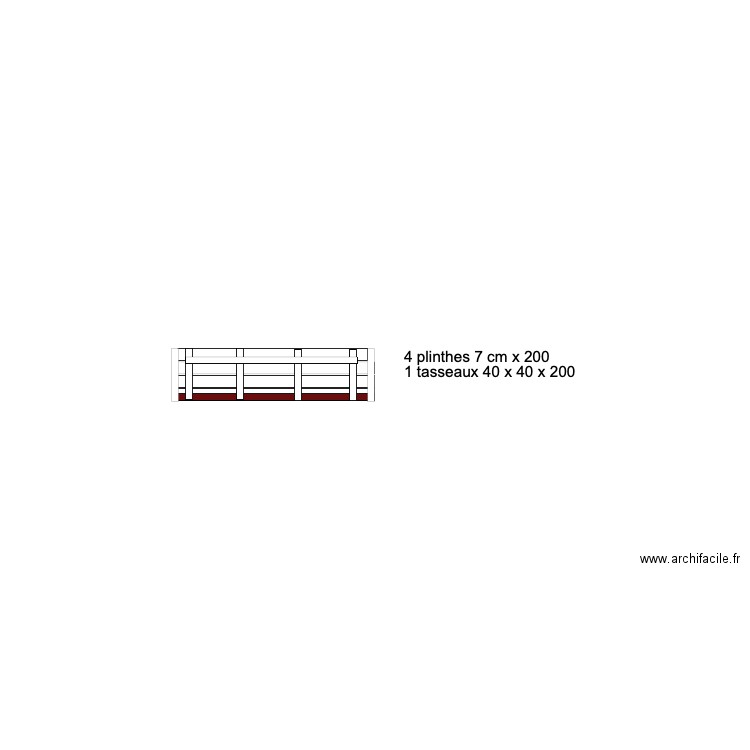 Etagère murale cuisine C211. Plan de 0 pièce et 0 m2